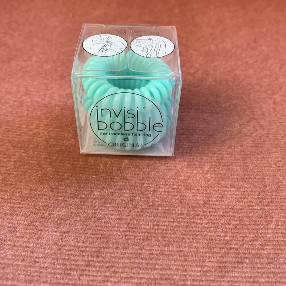 Invisibobble 3 piece coil set- color: mint to be